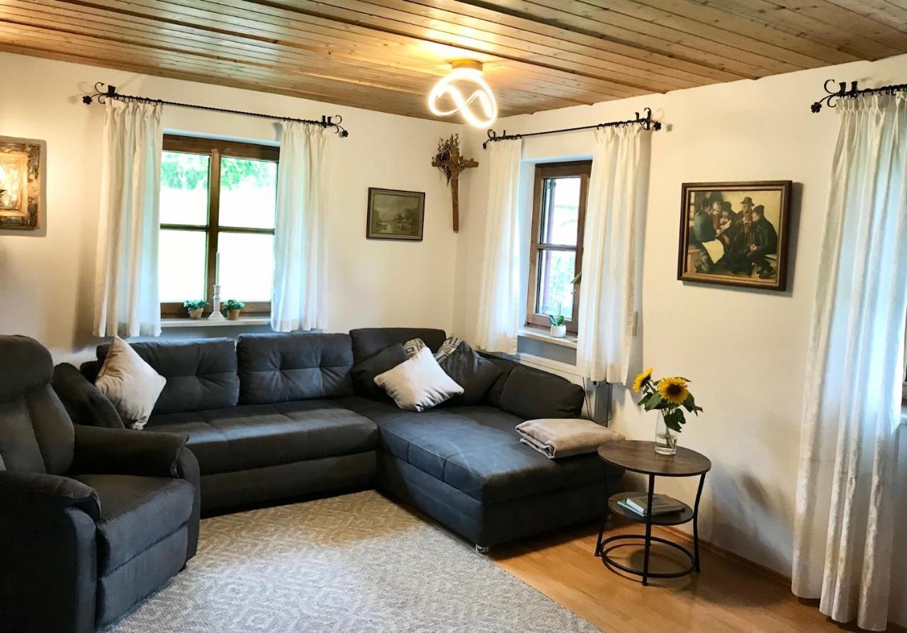 Ferienwohnung Draexl Garten Und Bergblick Nussdorf am Inn Bagian luar foto