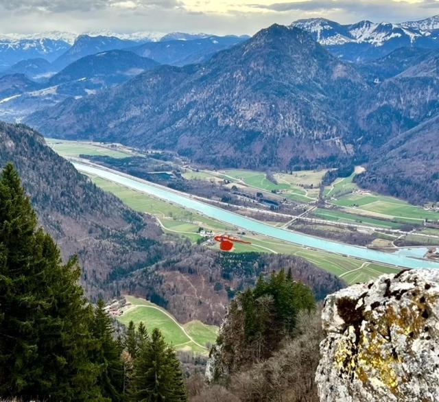Ferienwohnung Draexl Garten Und Bergblick Nussdorf am Inn Bagian luar foto